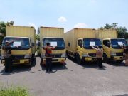 4 Truk Boks Sebuah PT Disita KPP Madya Surakarta, Perusahaan Nunggak Pajak Rp 9,5 Miliar