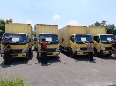 4 Truk Boks Sebuah PT Disita KPP Madya Surakarta, Perusahaan Nunggak Pajak Rp 9,5 Miliar