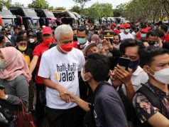 Ganjar di TMII Jakarta Lepas 5.748 Pemudik ke Jateng