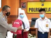 Polres Klaten Salurkan Bantuan Tahap Dua Kepada Anak Yatim Korban Covid -19