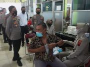 Polres Klaten, PCNU, dan Kemenag Gelar Vaksinasi Massal “Satu Juta Vaksinasi Booster”