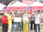 Bank Jateng Berikan Bantuan Tenda untuk PKL di Sragen