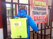Pasar Hewan di Kabupaten Wonogiri Disemprot Disinfektan