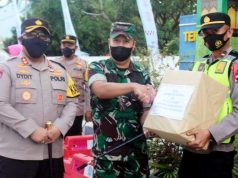 Ini yang Dilakukan Dandim 0728 Wonogiri Saat Cheking Pospam Idul Fitri