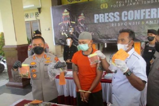 Polres Klaten Ungkap Perdagangan Senpi Illegal