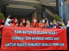 Nakes Honorer di Brebes Tuntut Diangkat jadi PPPK