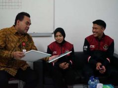 Bupati Blora Penuhi Janjinya, Jenguk Peraih Medali Sea Games Vietnam Nafis dan Yasin di Pelatnas Jakarta
