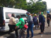 Terjadi Laka Lantas di Jalur Cepat Fly Over Jatingaleh Semarang Dua Orang Alami Luka-luka