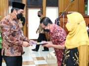 Bupati Magelang Serahkan 159 SK Pensiun