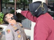 Seluruh Personel Polres Tegal Kota Lakukan Swab Antigen