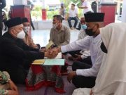 Penuh Haru, Tahanan Narkoba Menikah di Rutan Polres Tegal Kota