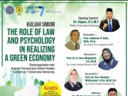 Lustrum Ke-7 USM: Tiga Professor USM Jadi Pemateri Kuliah Umum