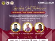 Tumbuhkan Mahasiswa Berpikir Kritis, BEM FH USM Gelar Upgrading Skill