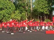 Srikandi PDI Perjuangan Wonosobo Ikut Semarakan Senam Sicata