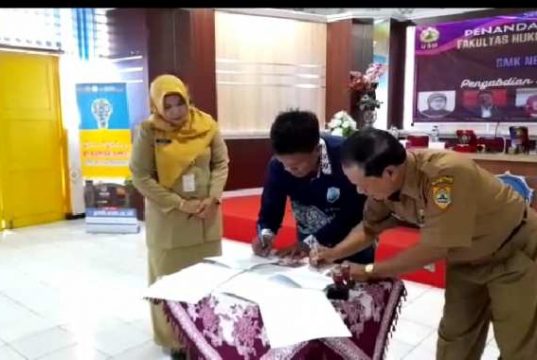 FH USM-SMKN 4 Kerja Sama, Dekan: Saling Dukung Pengembangan SDM