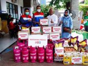 Tanggap Bencana, Pertamina Salurkan Bantuan untuk Posko Banjir Rob Tanjung Mas Semarang