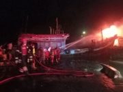 Kebakaran di Dermaga Batere Cilacap, Sekitar 40 Keluarga Terpaksa Diungsikan