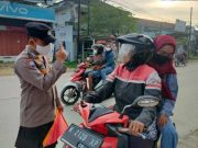 Lebaran Usai, Polsek Kradenan Imbau Pengendara untuk Tetap Jaga Protokol Kesehatan