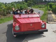 Wisata Pakai Mobil Camat VW Safari di Borobudur, Sensasi Mengunyah Kopi dan Gula Jawa