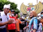 Wow, Ada Saweran dalam Peringatan Harlah Pancasila di Pasar Gede Solo
