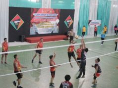 Sat Samapta Polres Kebumen Menjuarai Bola Voli Piala Kapolres