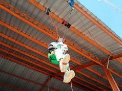 Para Mahasiswa Dilatih Vertical Rescue di Mako BPBD Wonogiri