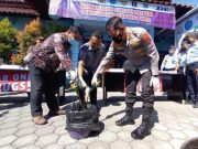 BNN Tegal Musnahkan Barang Bukti Gabungan