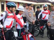 Kapolres Blora Lepas Peserta Gowes Nusantara Jawa-Sumatera Hari Bhayangkara
