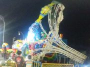 Wahana Permainan Pasar Malam Jolotundo Gayamsari Semarang Ambruk Jatuh ke Tanah