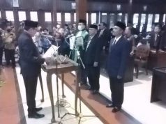Waluyo Jati dan Darwanto Anggota DPRD Blora Pengganti Antarwaktu