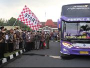 Bupati Magelang Melepas Keberangkatan Jamaah Haji Kloter 12