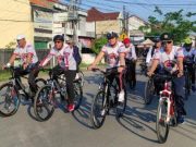 Polres Tegal Kota Gelar Olahraga Bersama Tiga Pilar