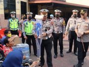 Dirlantas Polda Jateng Bersama Polres Tegal Bantu Kaum Difabel