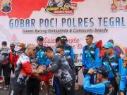 Gowes Bersama, Dua Anggota Polres Tegal Boyong Sepeda Motor