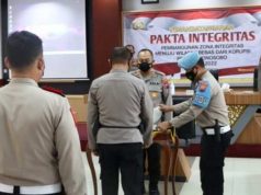 Menuju WBK, Polres Wonosobo Tandatangani Pakta Integritas