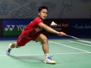 Ginting Hentikan Langkah Tommy Sugiarto