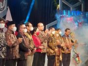 Nobar Launching Tahapan Pemilu 2024 di KPU Wonosobo