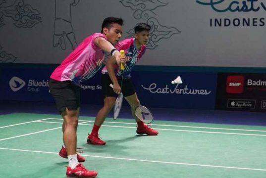 Libas Pasangan Inggris, Pramudya/Yeremia Lolos ke Babak 16 Besar
