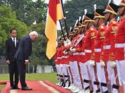 Presiden Jokowi Sambut Presiden Jerman Frank-Walter Steinmeier di Istana Bogor
