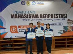 Dimas Gustian Saputra Juara 1 Pilmapres USM