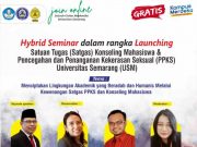 USM Launching Satgas PPKS dan Konseling