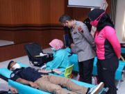 Sambut HUT ke-76 Bhayangkara Polres Klaten Gelar Donor Darah