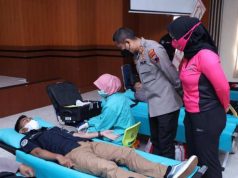 Sambut HUT ke-76 Bhayangkara Polres Klaten Gelar Donor Darah