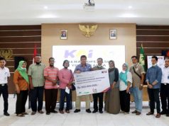 KAI Daop 6 Yogyakarta Serahkan Bantuan untuk Kelompok Budi Daya Ikan di Sleman