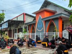 Songsong Hari Bhayangkara, Berbagai Perguruan Pencak Silat di Grobogan Bersih-Bersih Tempat Ibadah