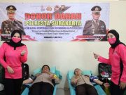 Diikuti Ratusan Peserta, Sambut Hari Bhayangkara ke 76; Polresta Surakarta Gelar Donor Darah