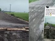 Viral Jalan Cor Basah di Grobogan Dilewati Sepeda Motor, Sudah Rusak Sebelum Jadi