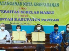 Diteken, MoU Pemkab Pacitan dengan UNS Sebelas Maret Soal Peningkatan Sumber Daya