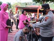 Satu Perwira dan 52 Bintara Polres Wonogiri Naik Pangkat, 21 Anggota Breprestasi