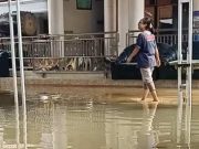 Genangan Air di Kota Tegal Menyusut